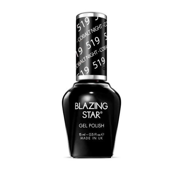 BlazingStar - 519 - Cobalt Night - 15 ml - Soak Off Gel Nail Polish