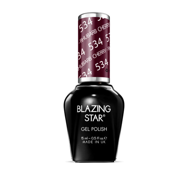BlazingStar - 534 - Rhubarb Cherry - 15 ml - Soak Off Gel Nail Polish
