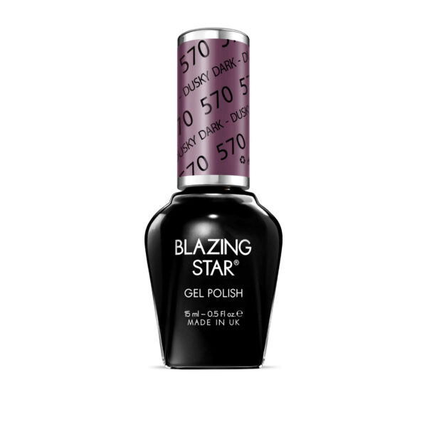 BlazingStar - 570 - Dusky Dark - 15 ml - Soak Off Gel Nail Polish