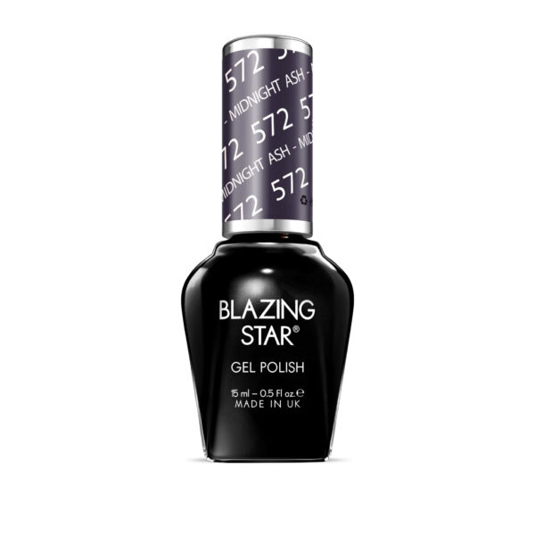 BlazingStar - 572 - Midnight Ash - 15 ml - Soak Off Gel Nail Polish