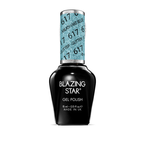 BlazingStar - 617 - Milkshake Blue - 15 ml - Soak Off Gel Nail Polish