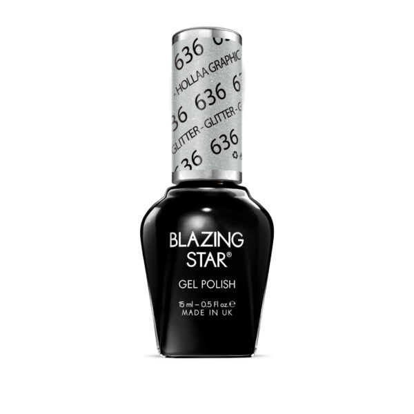 BlazingStar - 636 - Hollaa-Graphic - 15 ml - Soak Off Gel Nail Polish
