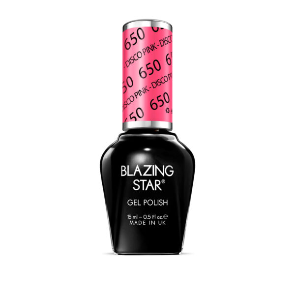 BlazingStar - 650 - Disco Pink - 15 ml - Soak Off Gel Nail Polish