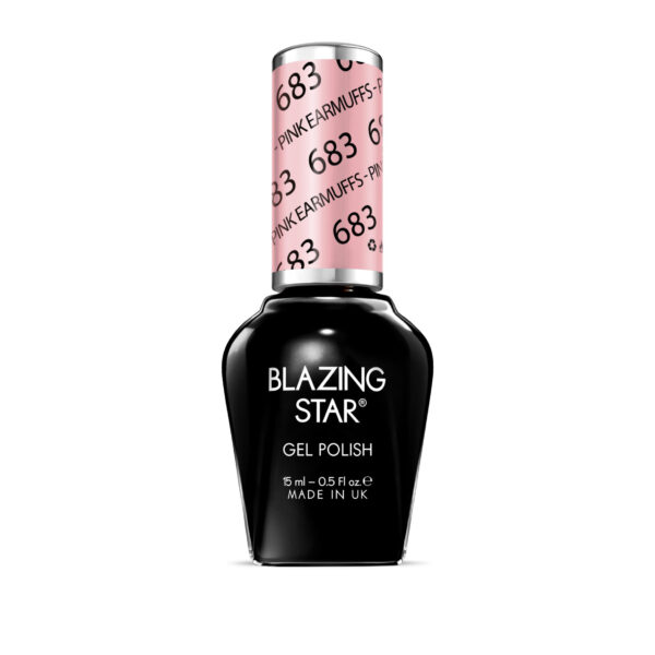 BlazingStar - 683 - Pink Earmuffs - 15 ml - Soak Off Gel Nail Polish