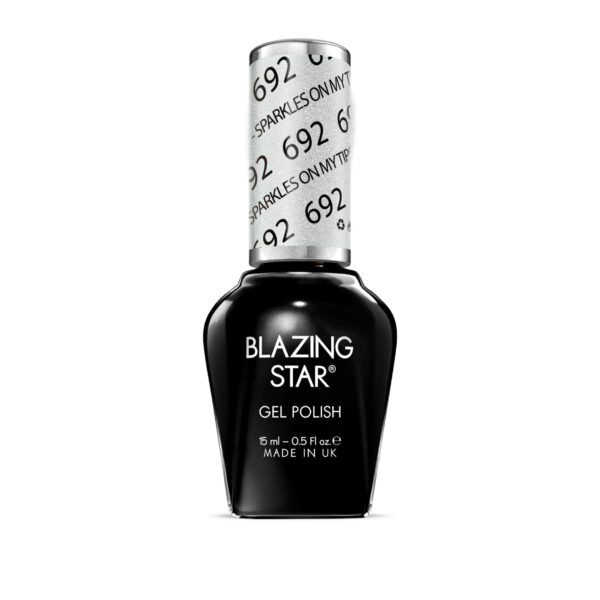 BlazingStar - 692 - Sparkles On My Tips - 15 ml - Soak Off Gel Nail Polish