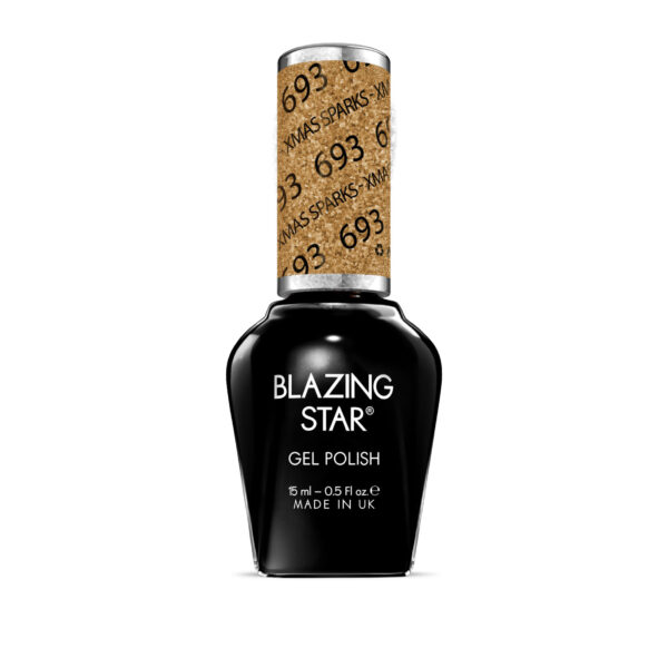BlazingStar - 693 - Xmas Sparks - 15 ml - Soak Off Gel Nail Polish