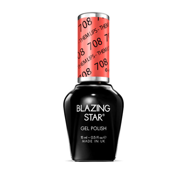 BlazingStar - 708 - Them Lips - 15 ml - Soak Off Gel Nail Polish