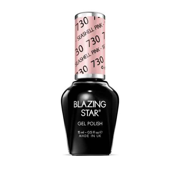 BlazingStar - 730 - Seashell Pink - 15 ml - Soak Off Gel Nail Polish