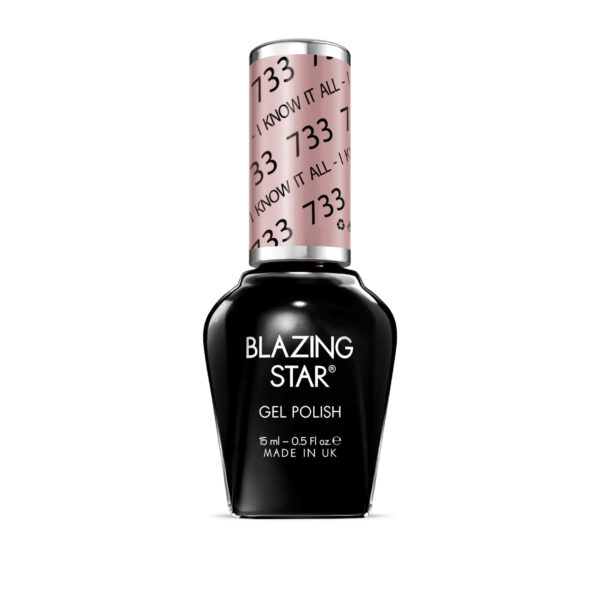 BlazingStar - 733 - I Know It All - 15 ml - Soak Off Gel Nail Polish