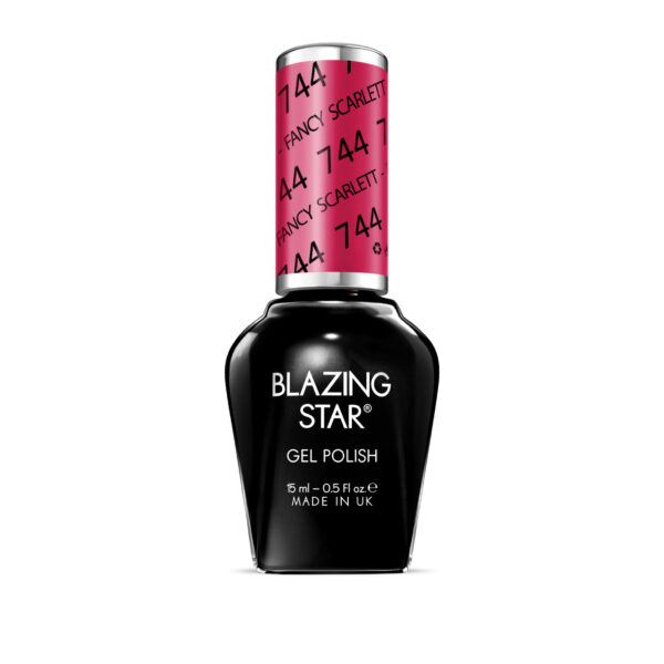 BlazingStar - 744 - Fancy Scarlett - 15 ml - Soak Off Gel Nail Polish