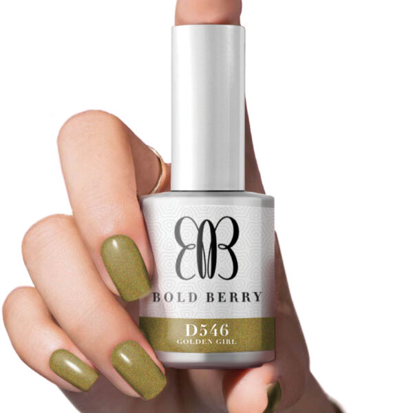 Bold Berry - D546 - Golden Girl - 15 ml - Soak Off Gel Nail Polish