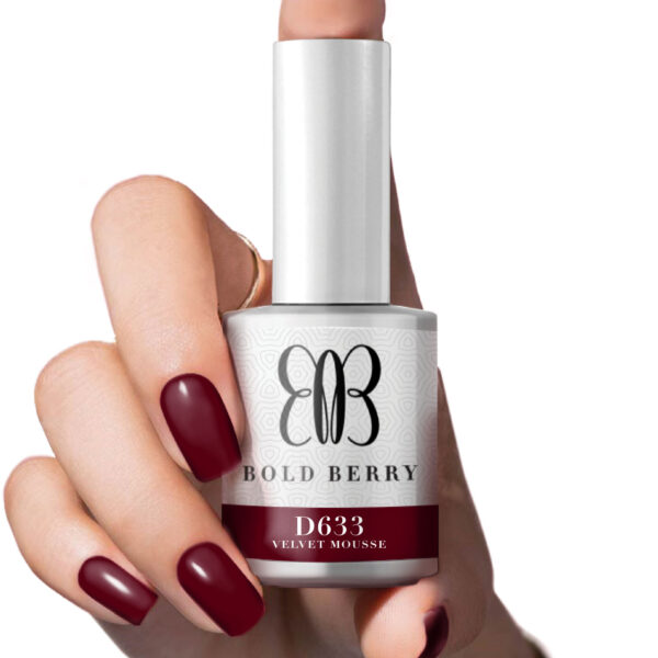 Bold Berry - D633 - Velvet Mousse - 15 ml - Soak Off Gel Nail Polish