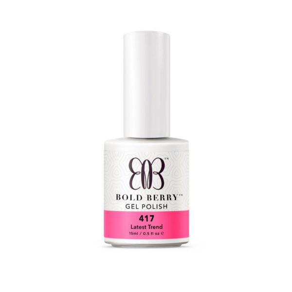 Bold Berry - D417 - Latest Trend - 15 ml - Soak Off Gel Nail Polish