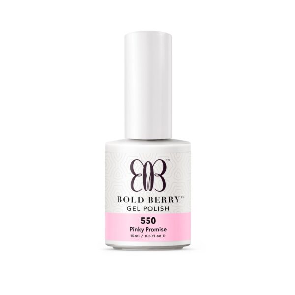 Bold Berry - D550 - Pinky Promise - 15 ml - Soak Off Gel Nail Polish