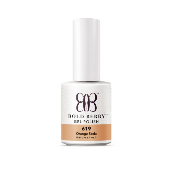Bold Berry - D619 - Orange Soda - 15 ml - Soak Off Gel Nail Polish
