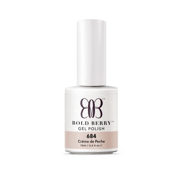 Bold Berry - B684 - Cr?me de Peche - 15 ml - Soak Off Gel Nail Polish