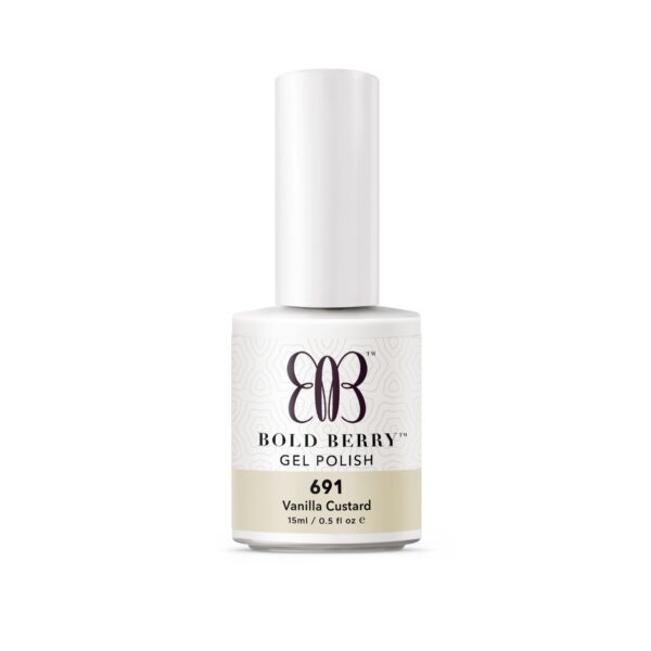 Bold Berry - B691 - Vanilla Custard - 15 ml - Soak Off Gel Nail Polish