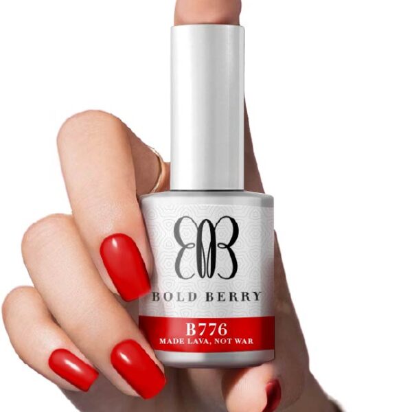 Bold Berry - B776-Made Lava,Not War - 15 ml - Soak Off Gel Nail Polish