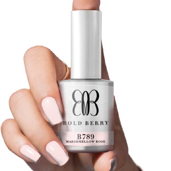 Bold Berry - B789-Marshmallow Rose - 15 ml - Soak Off Gel Nail Polish
