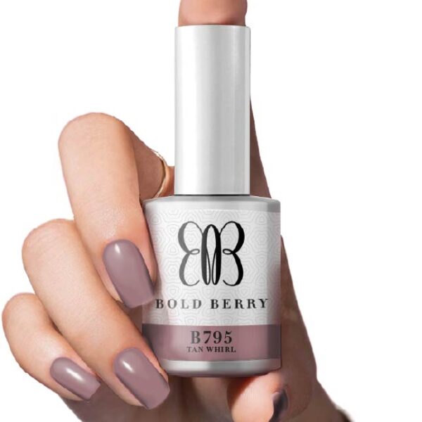 Bold Berry - B795-Tan Whirl - 15 ml - Soak Off Gel Nail Polish
