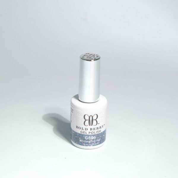 Bold Berry - G806 - Shimmering Sky - 15 ml - Soak Off Gel Nail Polish