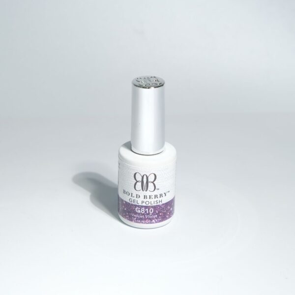 Bold Berry - G810 - Velvet Violet - 15 ml - Soak Off Gel Nail Polish