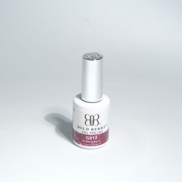 Bold Berry - G812 - Brilliant Berry - 15 ml - Soak Off Gel Nail Polish