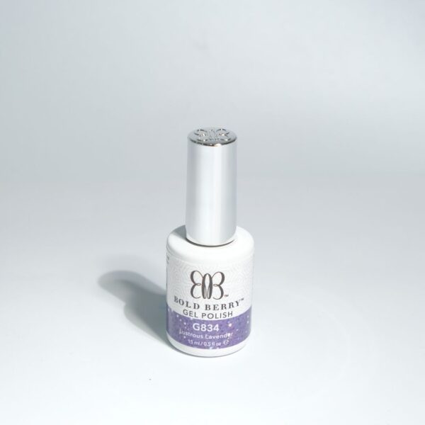 Bold Berry - G834 - Lustrous Lavender - 15 ml - Soak Off Gel Nail Polish