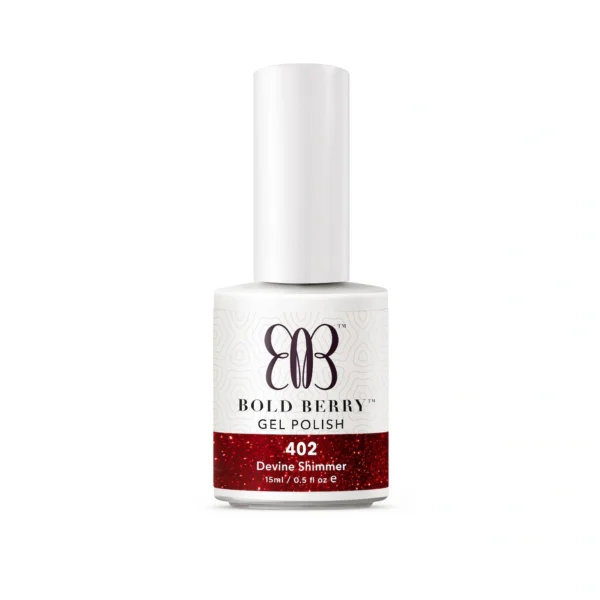 Bold Berry - D402 - Devine Shimmer - 15 ml - Soak Off Gel Nail Polish