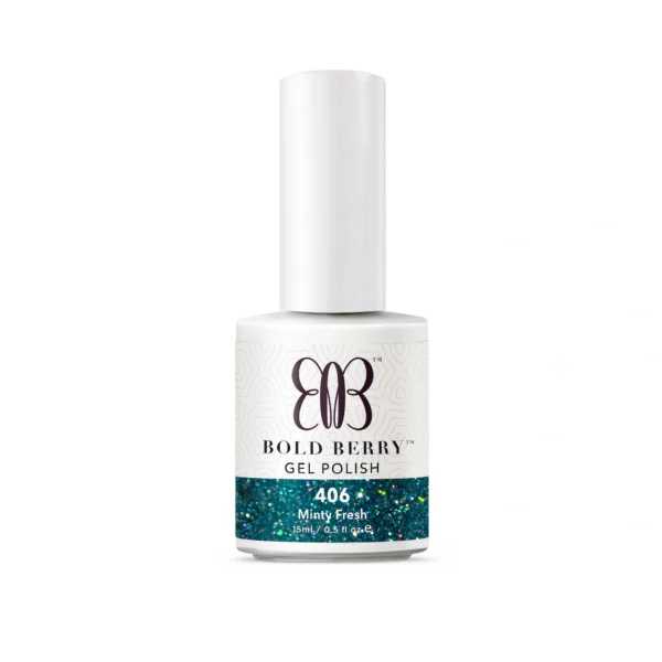 Bold Berry - D406 - Minty Fresh - 15 ml - Soak Off Gel Nail Polish