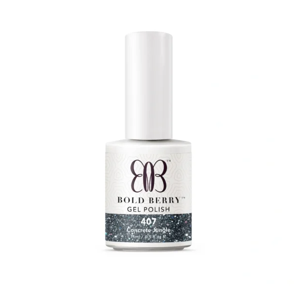 Bold Berry - D407 - Concrete Jungle - 15 ml - Soak Off Gel Nail Polish