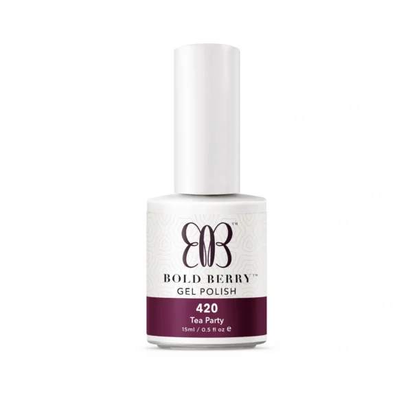 Bold Berry - D420 - Tea Party - 15 ml - Soak Off Gel Nail Polish