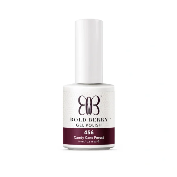 Bold Berry - D456 - Candy Cane Forest - 15 ml - Soak Off Gel Nail Polish