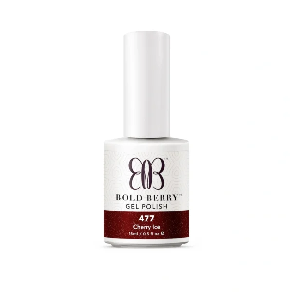 Bold Berry - D477 - Cherry Ice - 15 ml - Soak Off Gel Nail Polish