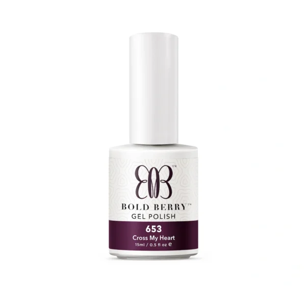 Bold Berry - B653 - Cross My Heart - 15 ml - Soak Off Gel Nail Polish