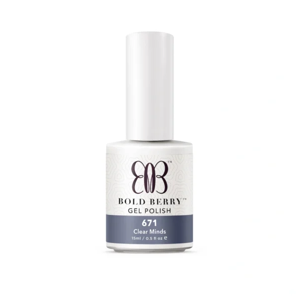 Bold Berry - B671 - Clear Minds - 15 ml - Soak Off Gel Nail Polish