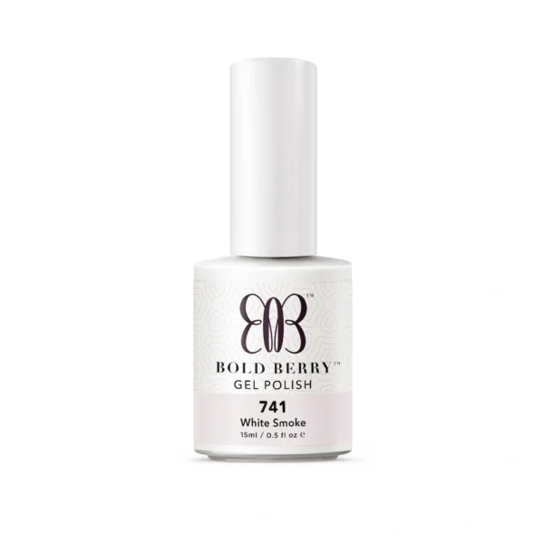 Bold Berry - B741 - White Smoke - 15 ml - Soak Off Gel Nail Polish