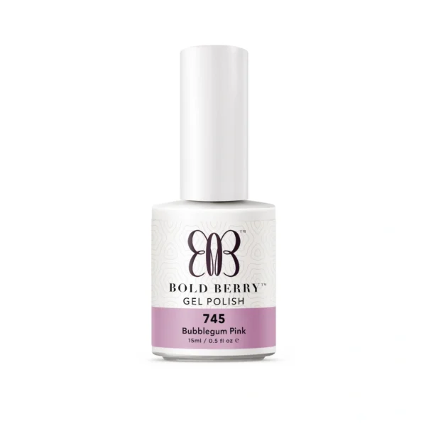 Bold Berry - B745 - Bubblegum Pink - 15 ml - Soak Off Gel Nail Polish