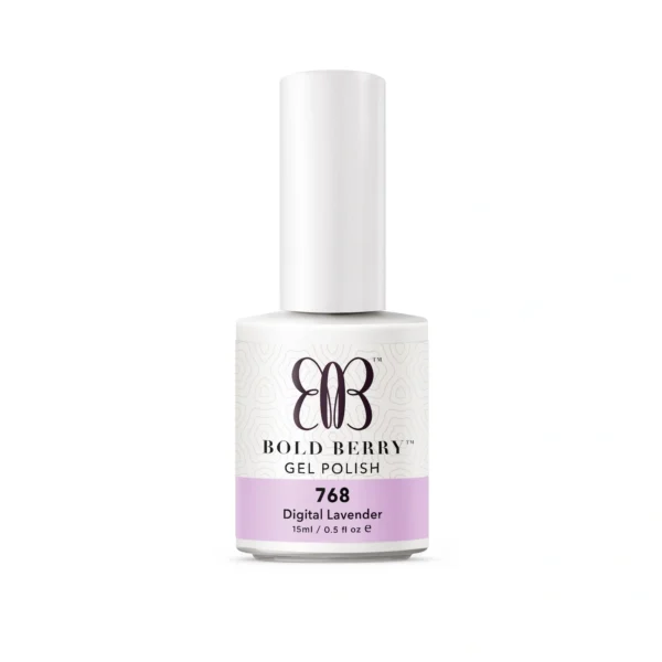 Bold Berry - B768-Digital Lavender - 15 ml - Soak Off Gel Nail Polish
