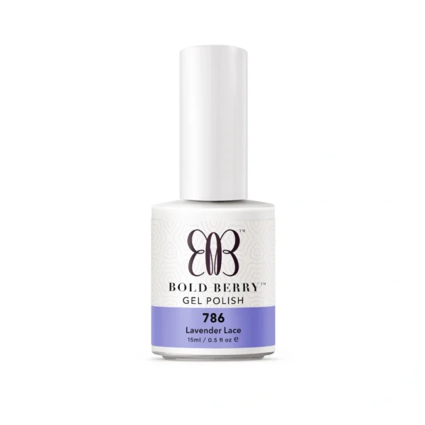 Bold Berry - B786-Lavender Lace - 15 ml - Soak Off Gel Nail Polish