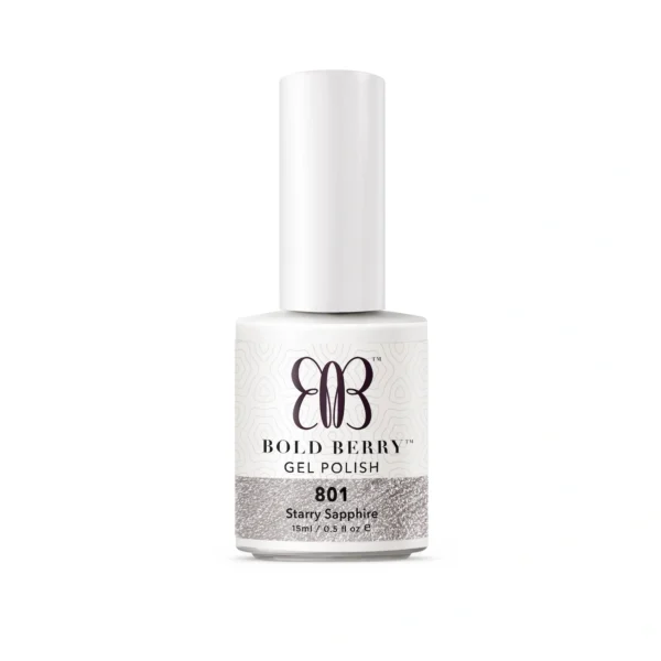 Bold Berry - G801 - Starry Sapphire - 15 ml - Soak Off Gel Nail Polish