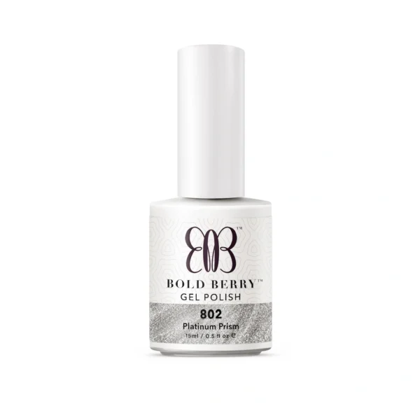 Bold Berry - G802 - Platinum Prism - 15 ml - Soak Off Gel Nail Polish