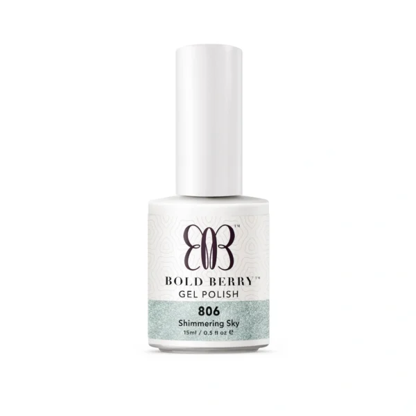 Bold Berry - G806 - Shimmering Sky - 15 ml - Soak Off Gel Nail Polish