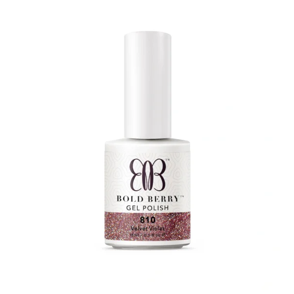 Bold Berry - G810 - Velvet Violet - 15 ml - Soak Off Gel Nail Polish