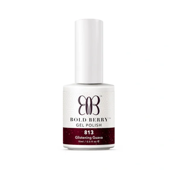 Bold Berry - G813 - Glistening Guava - 15 ml - Soak Off Gel Nail Polish