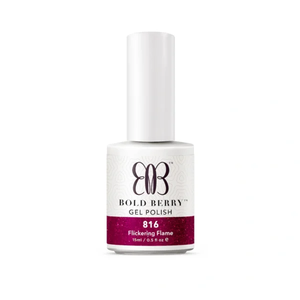 Bold Berry - G816 - Flickering Flame - 15 ml - Soak Off Gel Nail Polish