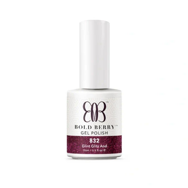 Bold Berry - G832 - Glitz and Glamour - 15 ml - Soak Off Gel Nail Polish