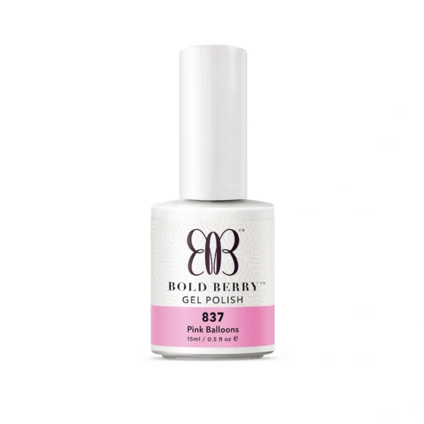 Bold Berry - B837 - Pink Ballons - 15 ml - Soak Off Gel Nail Polish