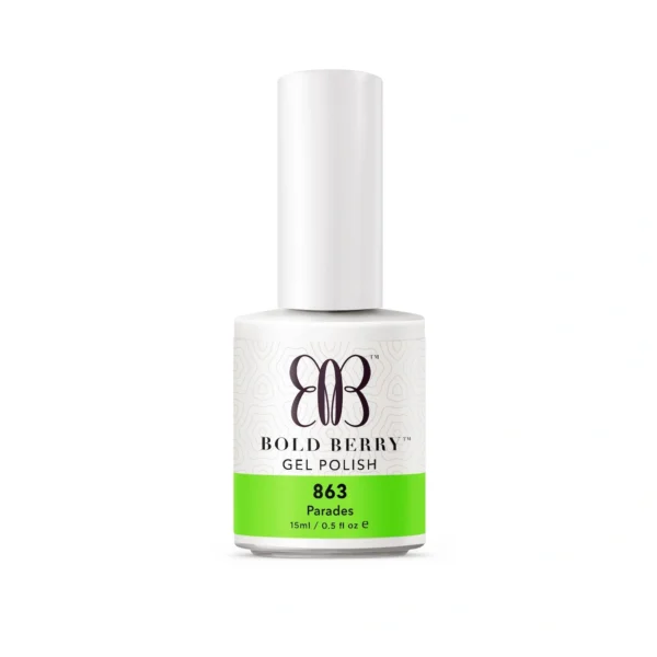 Bold Berry - B863 - Palm Tree Paradise - 15 ml - Soak Off Gel Nail Polish