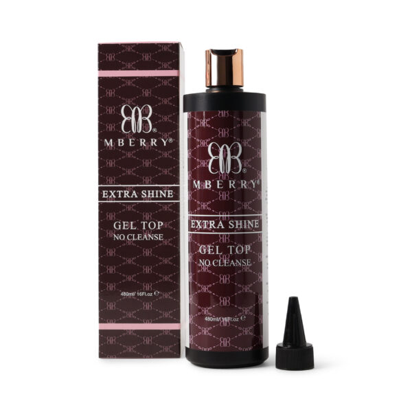 MBerry Gel Top No Cleanse Extra Shine - 480ml